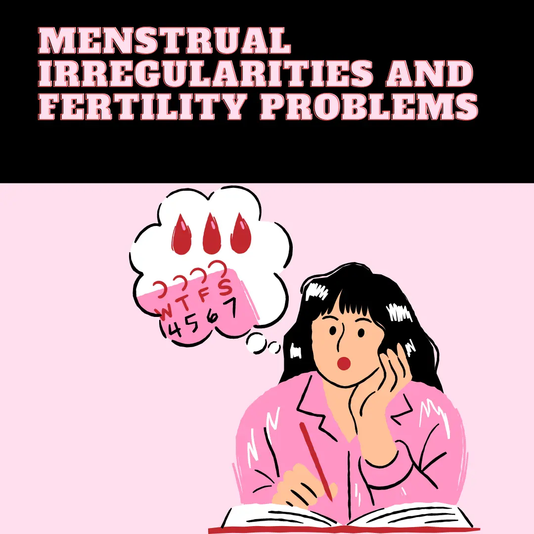 Menstrual irregularities and fertility problems